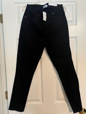 BRAND NEW LOFT Black Mid-Rise Curvy Skinny Jeans